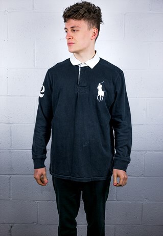 VINTAGE RALPH LAUREN RUGBY POLO SHIRT