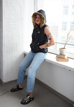 Vintage 90's Black HUMMEL Vest