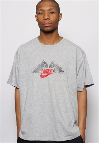 VINTAGE NIKE T-SHIRT LOGO GREY