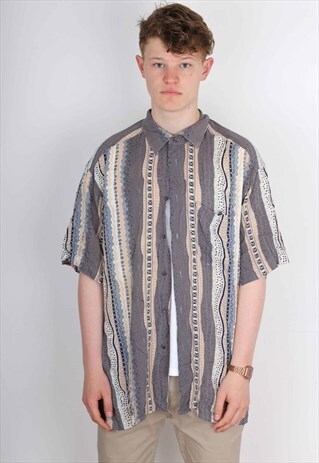 VINTAGE PATTERN SHIRT PTS470