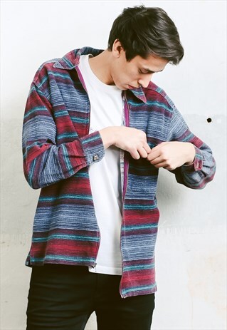 VINTAGE 90S AZTEC JACKET SHIRT