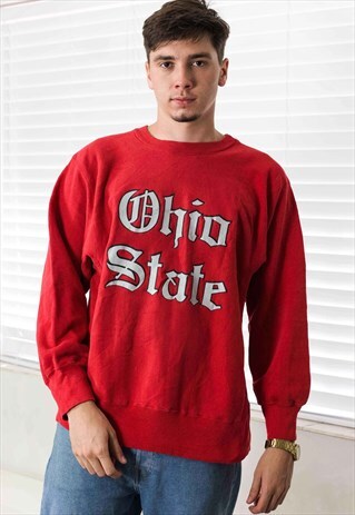 VINTAGE CHAMPION SWEATSHIRT UNIVERSITY LOGO 90S L 23.0
