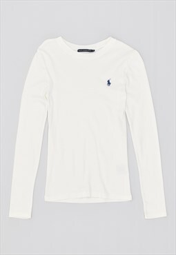 Vintage 00's Y2K Ralph Lauren Top Long Sleeve White