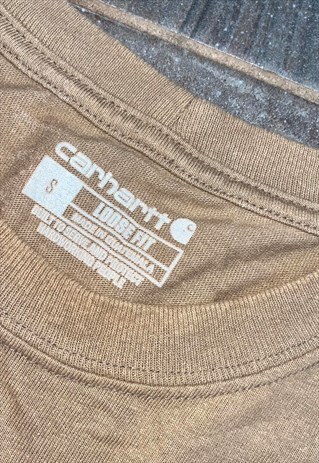 Tan Carhartt Small T-shirt 