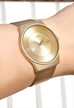 All Gold Watch with Date