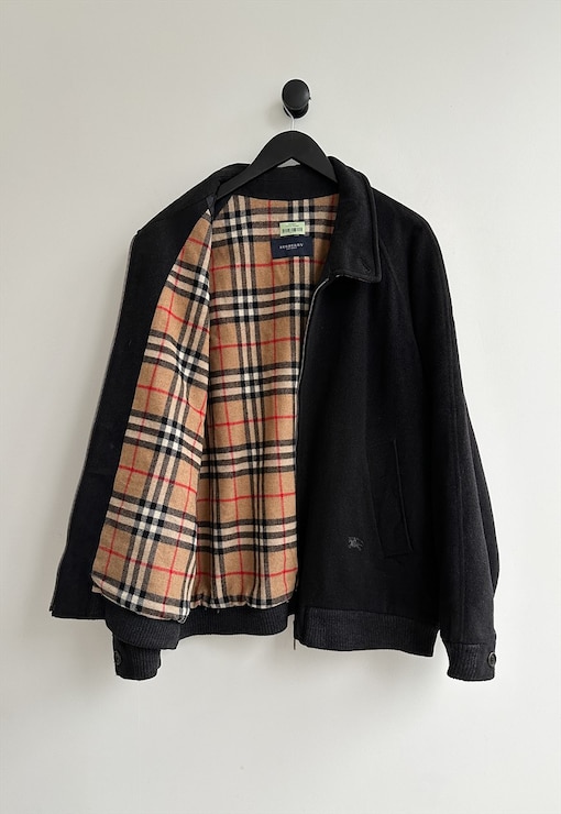 burberry bomber jacket vintage