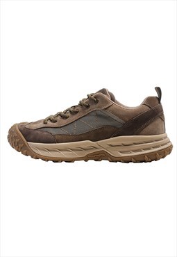 Hiking sneakers retro sport shoes utility trainers in brown