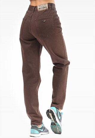 TAPERED RETRO JEANS HIGH WAIST