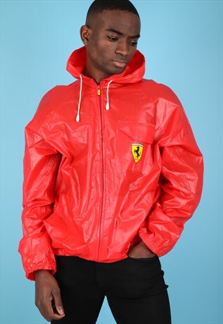 VINTAGE FERRARI WINDBREAKER JACKET NJ431