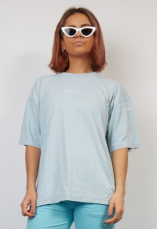 VINTAGE 80'S PALE BLUE REEBOK T-SHIRT