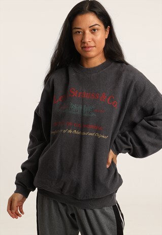 VINTAGE LEVI'S PRINT SPELLOUT SWEATSHIRT