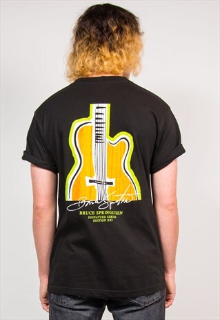90'S HARD ROCK CAFE VINTAGE BLACK BRUCE SPRINGSTEEN T-SHIRT