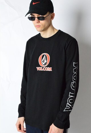 VOLCOM 2006 BLACK LONG SLEEVE SKATER SHIRT
