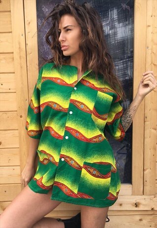 OVERSIZED RETRO 90S 80S VINTAGE UNISEX FESTIVAL SHIRT