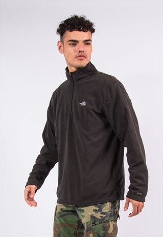 THE NORTH FACE 1/4 ZIP FLEECE SWEATSHIRT