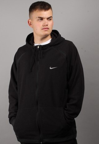 VINTAGE NIKE FLEECED FULL ZIP HOODIE