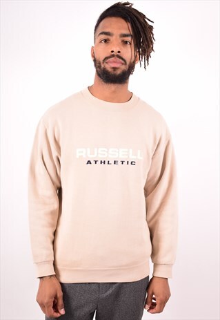 RUSSELL ATHLETIC MENS VINTAGE SWEATSHIRT JUMPER SMALL 90S