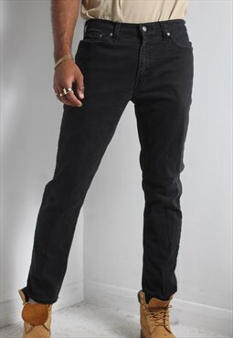 Vintage Levis Slim Leg Jeans Black W33 L32