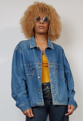VINTAGE 90'S MOSCHINO MID-WASH WORKMAN JACKET