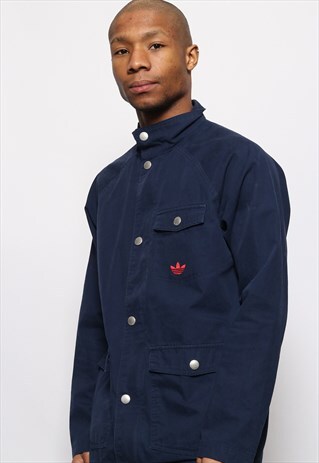 VINTAGE ADIDAS ORIGINALS JACKET BLUE