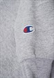 VINTAGE CHAMPION OLD DOMINION GRAPHIC GREY HOODIE MENS