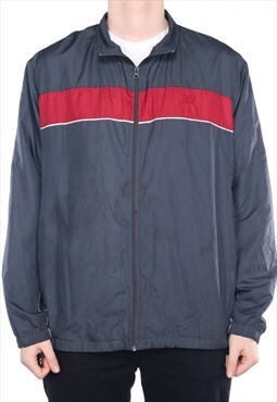 Vintage Starter - Grey and Red Zipped Track Jacket - XXLarge