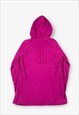 VINTAGE COLUMBIA FLEECE HOODIE HOT PINK LARGE BV16612