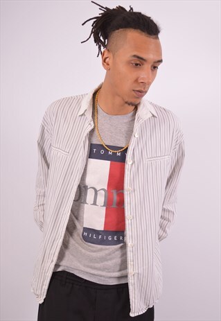 VINTAGE ICEBERG SHIRT STRIPES WHITE