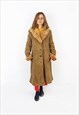 Vintage 70's Penny Lane shearling coat, Brown sheepskin over