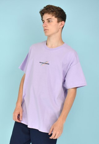 G&G UNISEX ORCHID PASTEL MULTI LINES S/S TEE