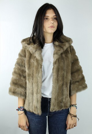 VINTAGE FAUX FUR JACKET