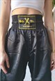 VINTAGE 00'S Y2K BLACK BOXING TRACKSUIT BOTTOMS SWEATPANTS