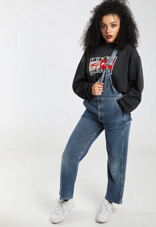 90S BOBSON WORLD JEANS DUNGAREES