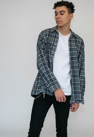 COTTON VINTAGE CHECK SHIRT
