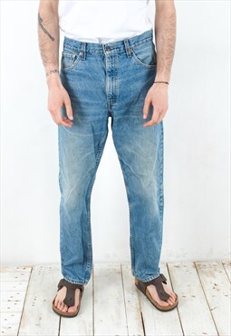 LEVI'S STRAUSS Vintage 521 02 Men's W32 L30 Straight Jeans D