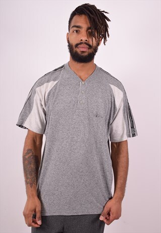 CHAMPION MENS VINTAGE T-SHIRT TOP XL GREY 90S