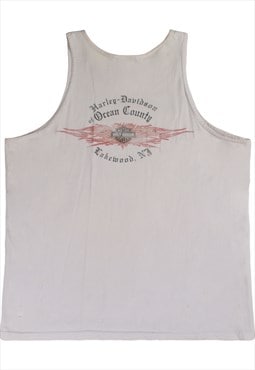 Vintage 90's Harley Davidson T Shirt Vest Back Print