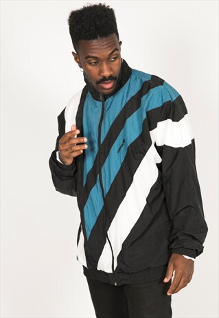 VINTAGE 80S USA ADIDAS SHELL SPORT JACKET