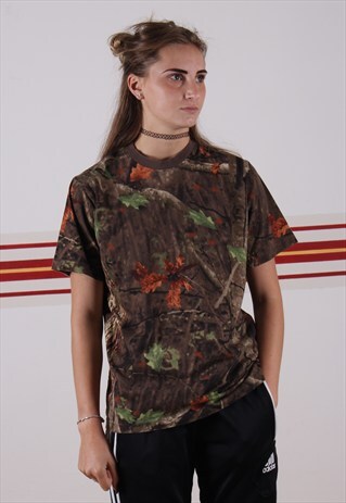 CAMOUFLAGE LEAF LOOK T-SHIRT