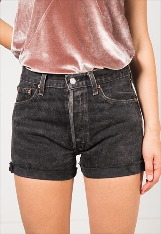 VINTAGE 80S LEVIS 501 DENIM SHORT / SP201751