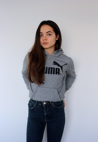 GREY PUMA HOODIE