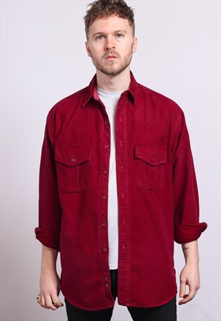 VINTAGE COTTON SHIRT PURPLE