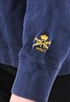 POLO BY RALPH LAUREN HOODIE BLUE LOGO SWEATSHIRT JUMPER TOP