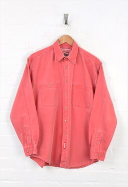 Vintage Marlboro Oxford Shirt Pink Medium CV11728