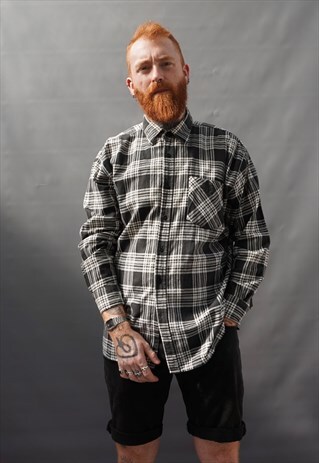 VINTAGE 1990S CHECKED FLANNEL SHIRT