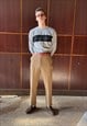 VINTAGE Y2K UNISEX SWEATER JUMPER RAVE OLD IN BLACK GREY