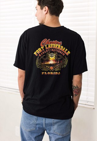 VINTAGE HARLEY DAVIDSON T-SHIRT LOGO 90S X 8.7