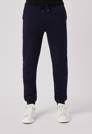 NAVY BLUE JOGGERS IN SOFT ORGANIC COTTON