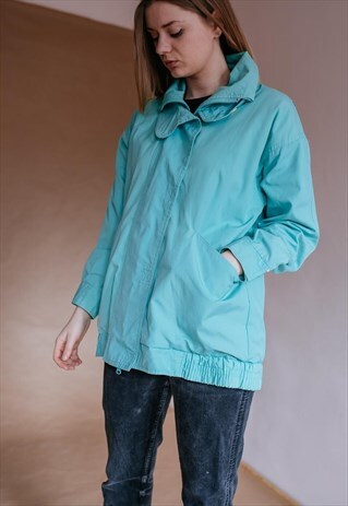 VINTAGE 80S PASTEL WINDBREAKER JACKET