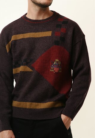 90S VINTAGE ENZO LORENZO JUMPER SWEATER 16223